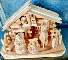 Weihnachtskrippe Holzkrippe