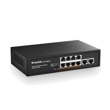 PoE Switch, 10 Ports, 8 PoE+