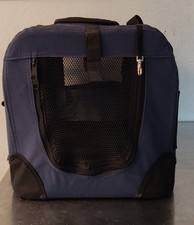 Transportbox by Feandrea Songmics für kleine Hunde Blau/Schwarz