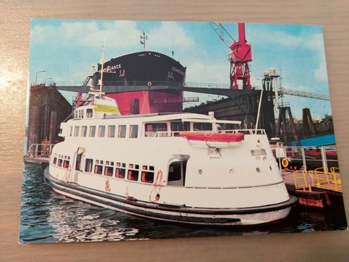 Postkarte hamburg vulcanhafen - postkarte,