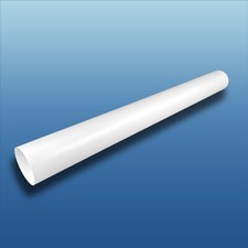 PVC Lüftungsrohr Rundrohr Kunststoffrohr Rundkanal Ø 100 Ø 125 Ø 150 Ø 200