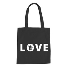 Love Skateboard Baumwolltasche