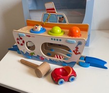 HABA Kullerbü Klopfbank Schiff Ahoi! - Vollständig, toller Zustand