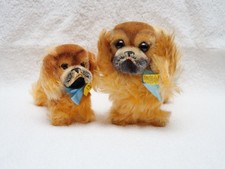 2x STEIFF PEKINESE "PEKY", wie