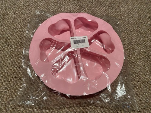 Silikon muffinform herz rosa - silikon,
