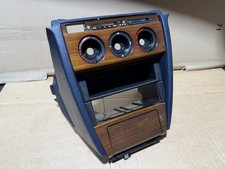 Mercedes Benz W201 190e D Mittelkonsole Blau mit Klima Klimaanlage Zebrano Holz