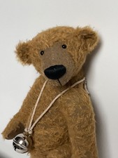 Künstlerteddy - Mohair - 5-fach gegliedert - 28 cm - braun/beige -sammeln