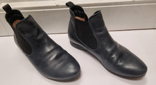 Think! Damen Stiefeletten Blau Wildleder Knöchelhoch Gr.38