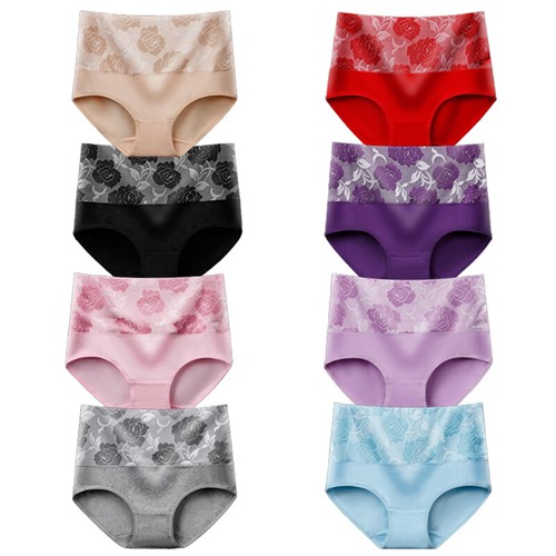 4er damen taillen slips - 4er,