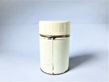 Vintage Thermoskanne Emailliertes Thermosgefäß, Isolierkanne Thermos Suppenkanne