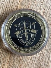 Militär  SPECIAL FORCES ARMY GREEN BERET  Coin  Sammlerstück Münze USA