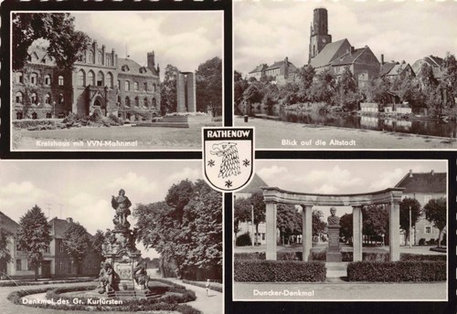 Postkarte rathenow altstadt - rathenow,,
