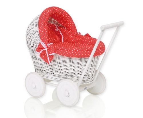 Weißer puppenwagen aus - weißer,