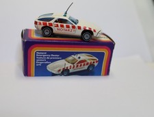 Siku Notarzt Porsche 928 Modellauto , 1:64 , Originalverpackt Karton