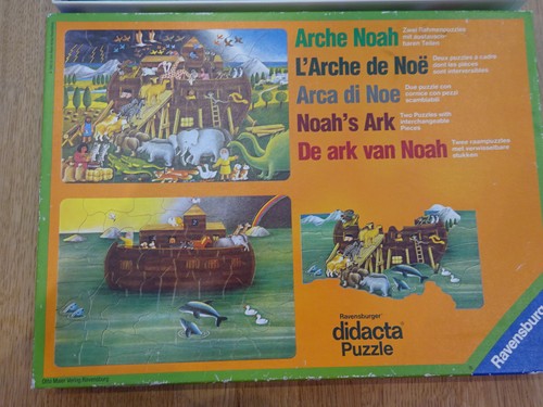 2x55 arche noah didacta puzzle - arche,