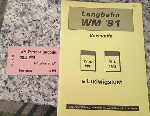 Speedway programm ticket - speedway,