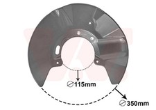 VAN WEZEL Spritzblech Bremsscheibe 5897371 für TRANSPORTER VW T5 Bus 7HB 7HJ 7EB