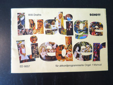 LUSTIGE LIEDER für akkordprogrammierte Orgel . 1 Manual ( SCHOTT ) - Notenheft