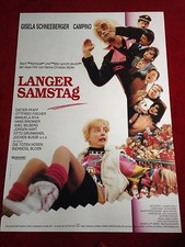Langer Samstag Kinoplakat Poster A0, 84x119cm, Campino, Die Toten Hosen 1992