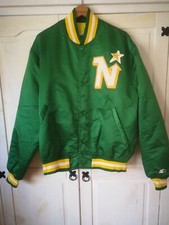 Starter College Jacke Minnesota North Stars Gr. L / NHL / Grün / Vintage