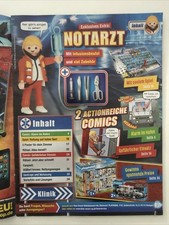 Playmobil Comic Nummer Nr. 7 Notarzt Heft Poster Rätsel Zeitschrift Spiel