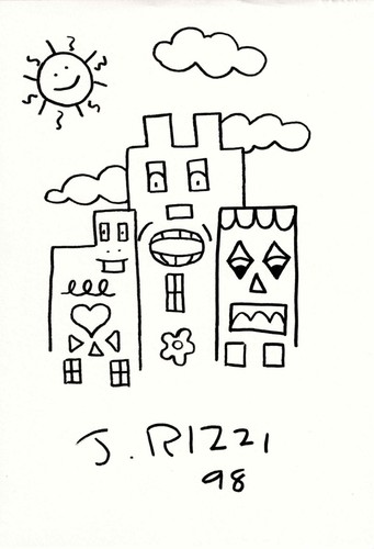 James rizzi original zeichnung - rizzi,