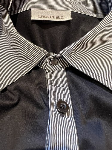 Lagerfeld shirt button - lagerfeld, hemd
