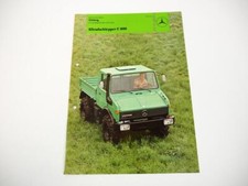 Prospekt Mercedes Benz U1000 Unimog Allradschlepper 1978