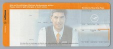 Lufthansa Bordkarte leer