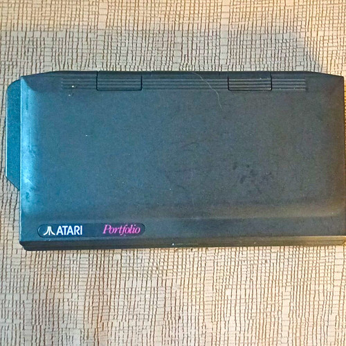 Atari portfolio tragbarer - atari,
