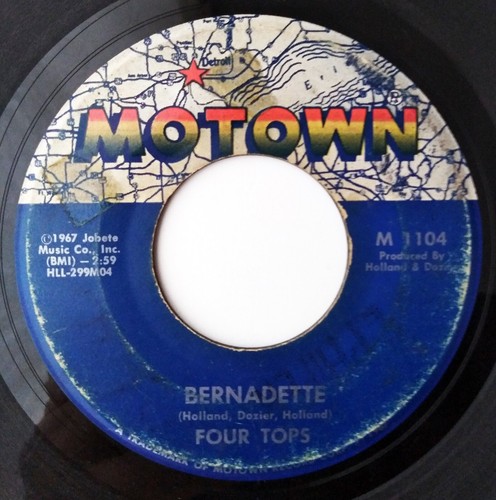 Four tops bernadette got a - /,