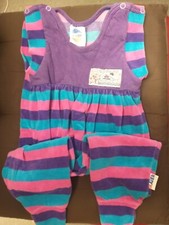 Mädchen Baby Strampler  Nicki 74-80 Maier Einteiler Lila-rosa-türkis Top