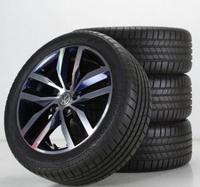 VW Golf 7 & R-Line Sportsvan Sommerräder 17 Zoll Felgen Madrid blau 5G0601025DG