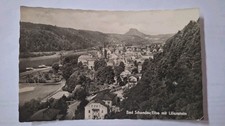 AK Bad Schandau/Elbe mit Lilienstein 1960 gelaufen