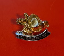 Anstecknadel "Europabrücke" Hutnadel Wandernadel Brosche