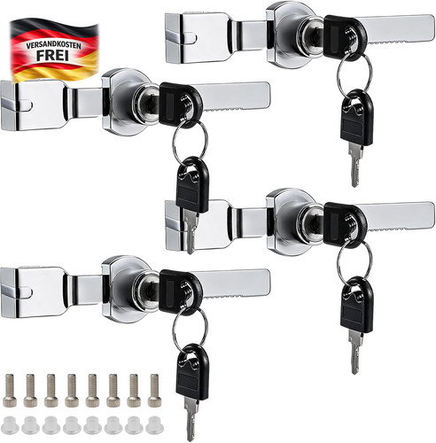 4er set glastürschloss - 4er,
