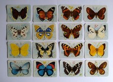 Alte Glanzbilder,Oblaten, Krüger 99/1 , Schmetterlinge Bogen A+B, Einzelbilder 