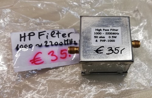 High pass filter - pass,