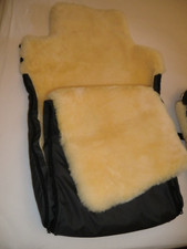 Lammfell Schlafsack u Muff