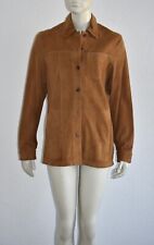 MADDOX * Leder Hemd Bluse aus