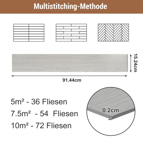 Vinylboden 10m diele - vinylboden, 1-10m²