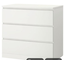 IKEA Malm Kommode WEIß  3