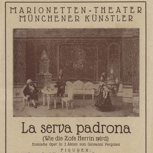 Flugblatt marionettentheater - flugblatt,