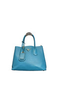 Prada Bag Teal Blue Saffiano