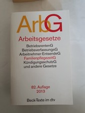 ArbG, Arbeitsgesetze, Beck