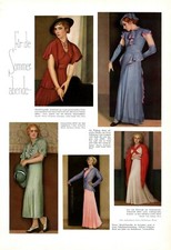 30er Jahre Mode für den Sommerabend XL 1932 Seite 5 Abb Kitty Hoffmann Damenmode