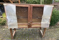 Hasenstall, Hasenkäfig Hamsterstall, Kleintierstall, 2er Box Kaninchenstall, sta