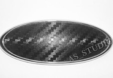 2x Folie 100x38mm Carbon