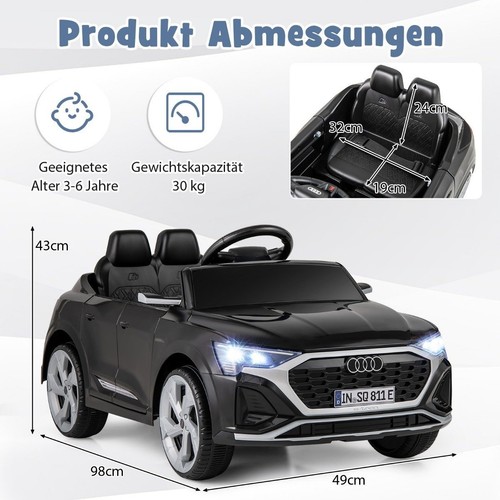 Audi sq8 kinder elektroauto - audi,