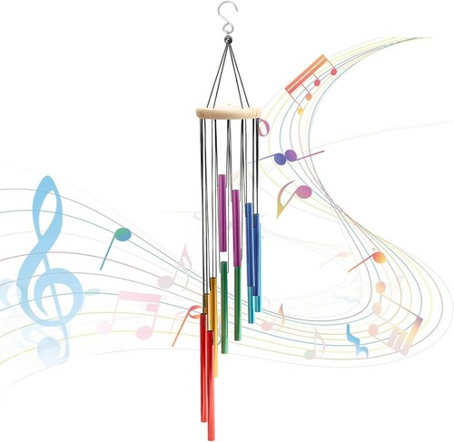 Buntes windspiel mit - buntes,